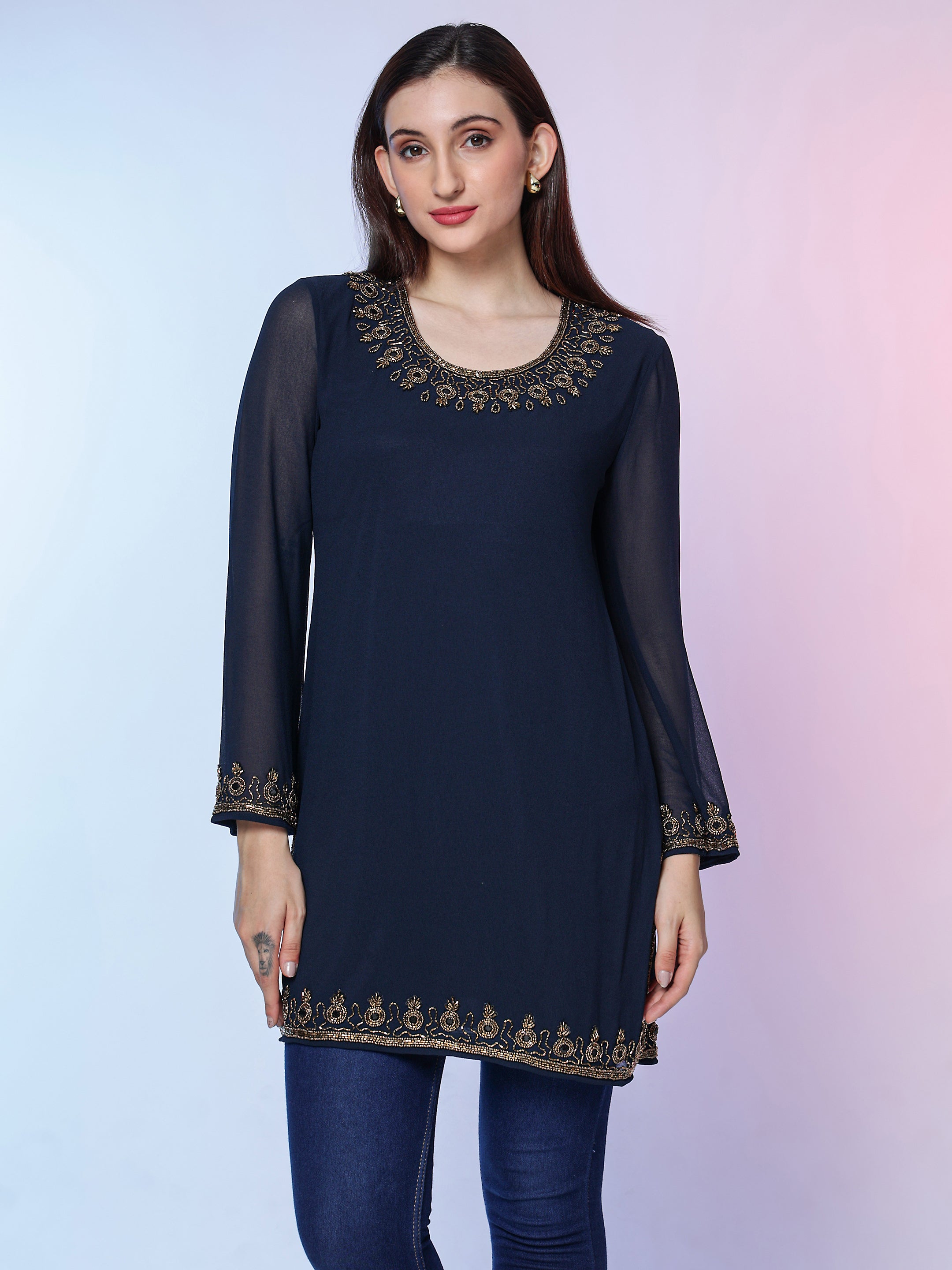 Zeenat Kurti(With Lining)