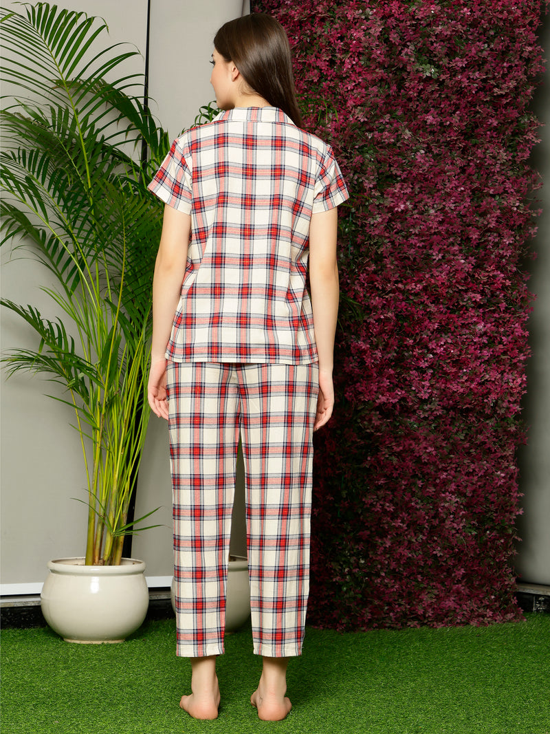 Red Lurex Nightsuit